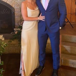 Revelry Champagne/Taupe Bridesmaid Dress - sz 6